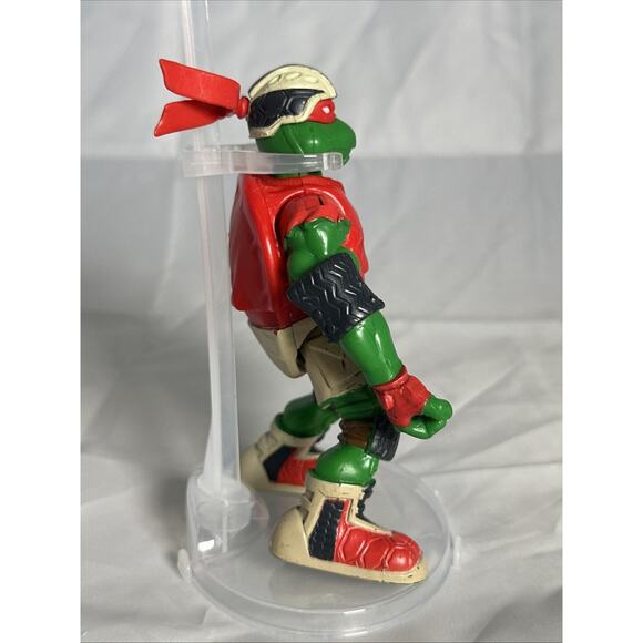 2003 MIRAGE STUDIOS NINJA TURTLE ACTION FIGURE RAFAEL MISSING BELT - Picture 3 of 6